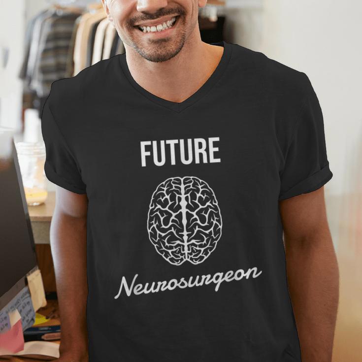 Future Neurosurgeon Graduation Neurosurgeon Men's V-Neck T-Shirt