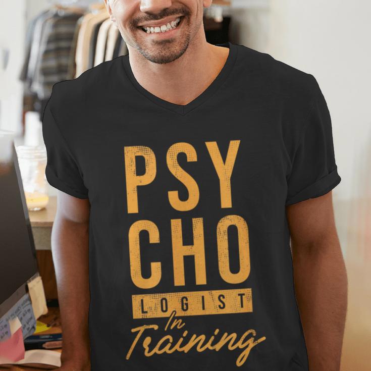 Future Psychologist In Training Psychology Graduation Men's V-Neck T-Shirt