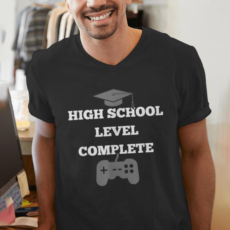 Gamer High School Graduation Shirt Video Gamer Tee Men's V-Neck T-Shirt
