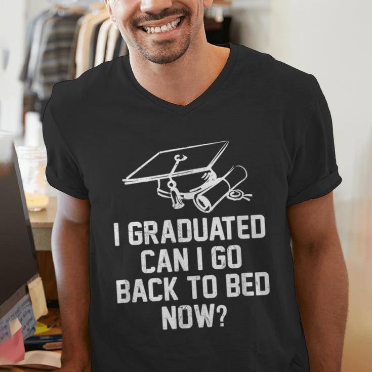 Can I Go Back To Bed Shirt Graduation 2026 For Him Her Men's V-Neck T-Shirt