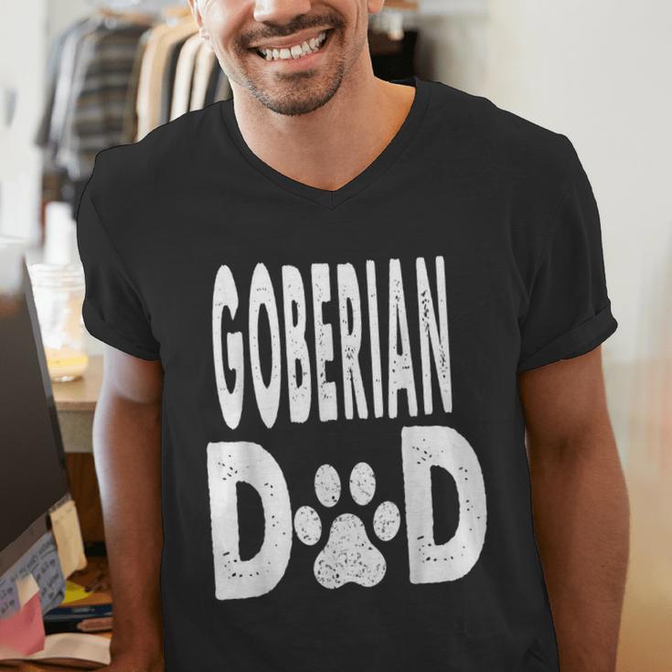 Goberian DAD Dog Owner Men Women Men's V-Neck T-Shirt