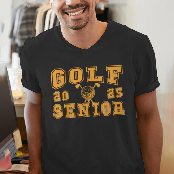 Golf Senior Night Golf Senior 2025 Graduation 14 Men's V-Neck T-Shirt