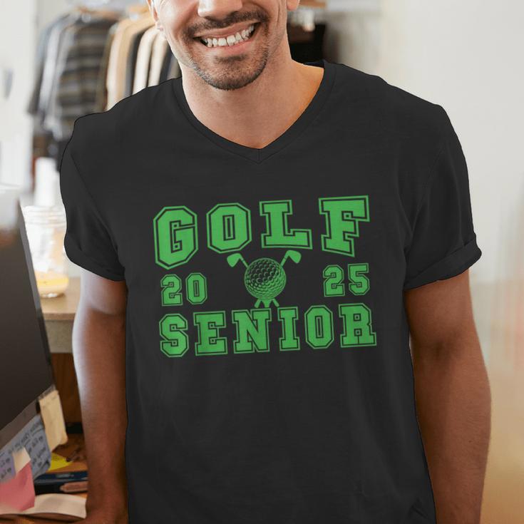 Golf Senior Night Golf Senior 2025 Graduation 32 Men's V-Neck T-Shirt