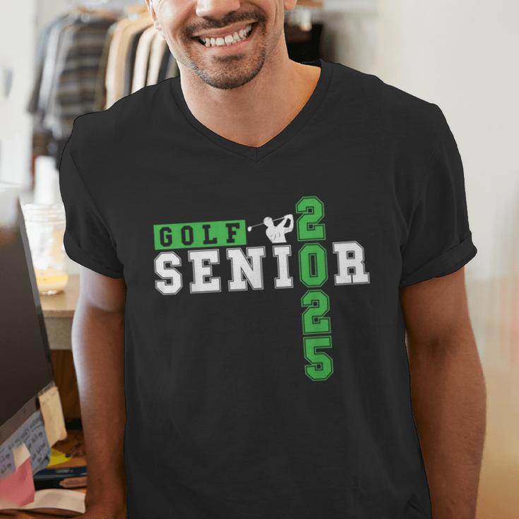 Golf Senior Night Golf Senior 2025 Graduation 33 Men's V-Neck T-Shirt