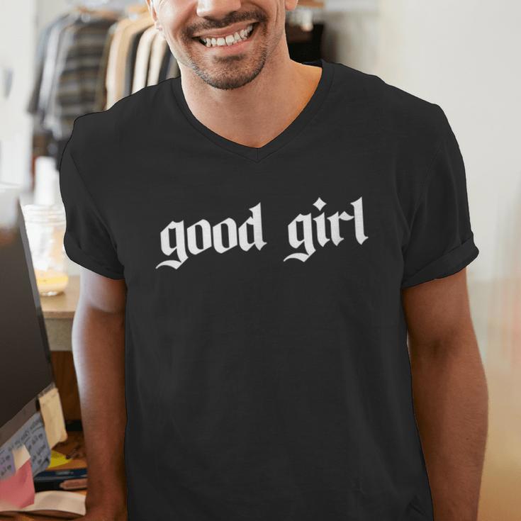 Good Girl Book Club Smut Book Reader Romance Spicy Book Men's V-Neck T-Shirt