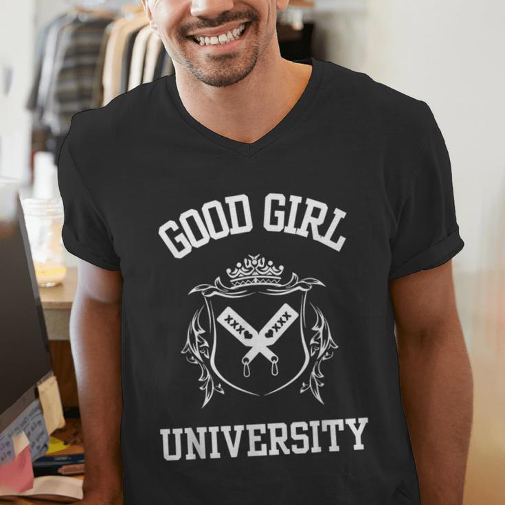 Good Girl University STFAUTTDLAGG Romance Spicy Book Men's V-Neck T-Shirt Good Girl University STFAUTTDLAGG Romance Spicy Book Men's V-Neck T-Shirt