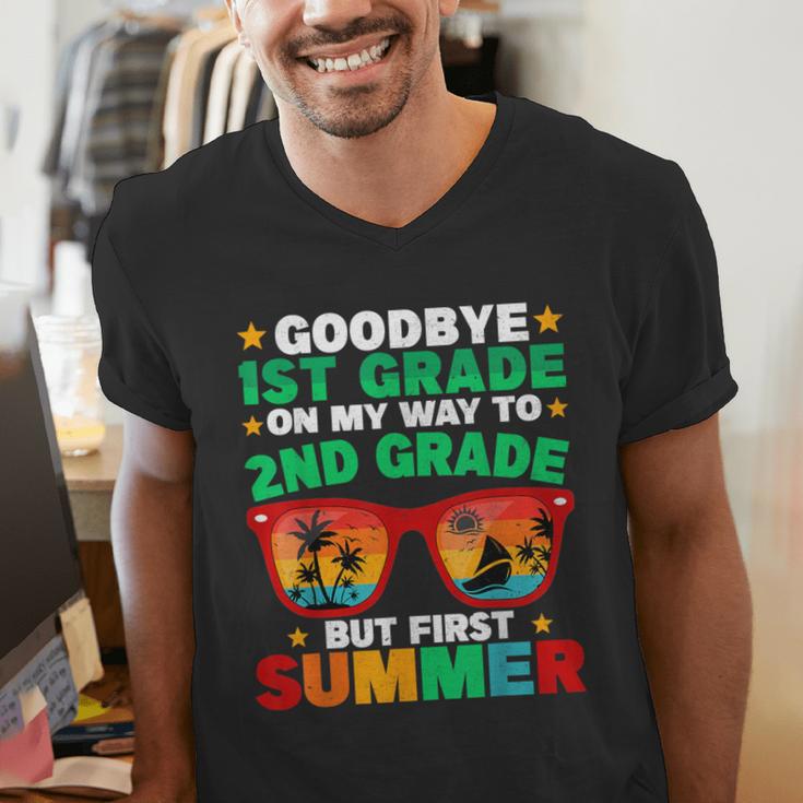 Goodbye 1st Grade First Summer Graduation Last Day Boys Men's V-Neck T-Shirt