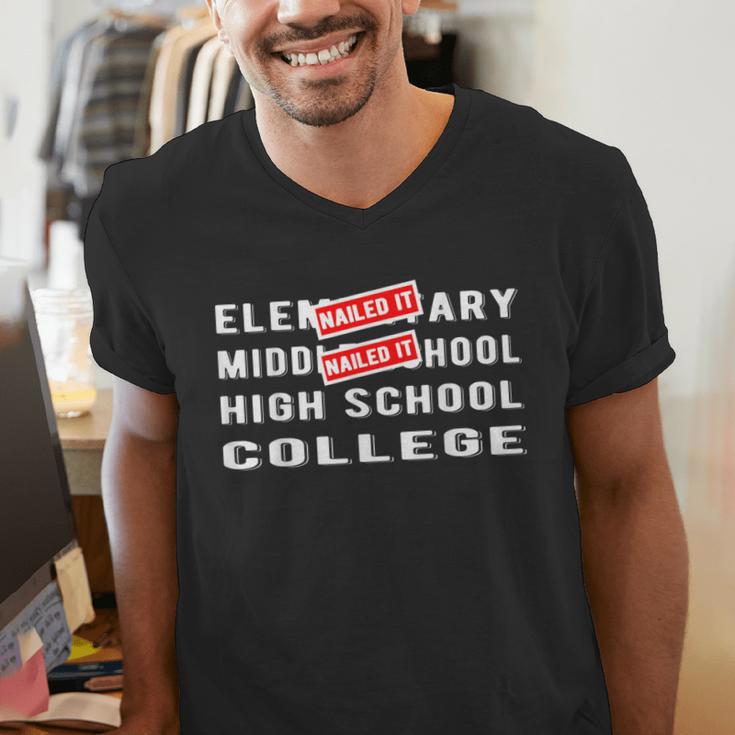 Goodbye 8th Grade Graduate Middle School Graduation Men's V-Neck T-Shirt