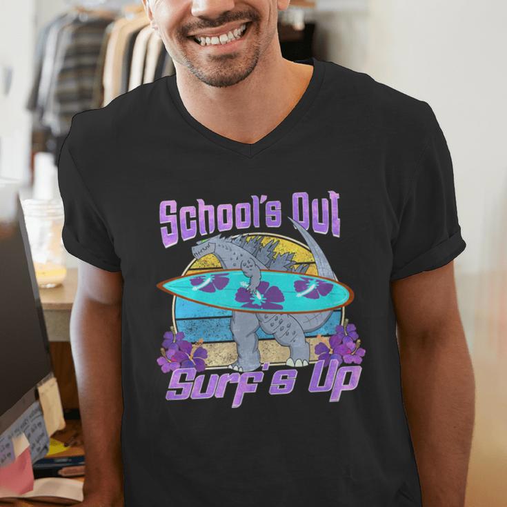 Goodbye School Hello Summer Last Day Of School Graduation Men's V-Neck T-Shirt