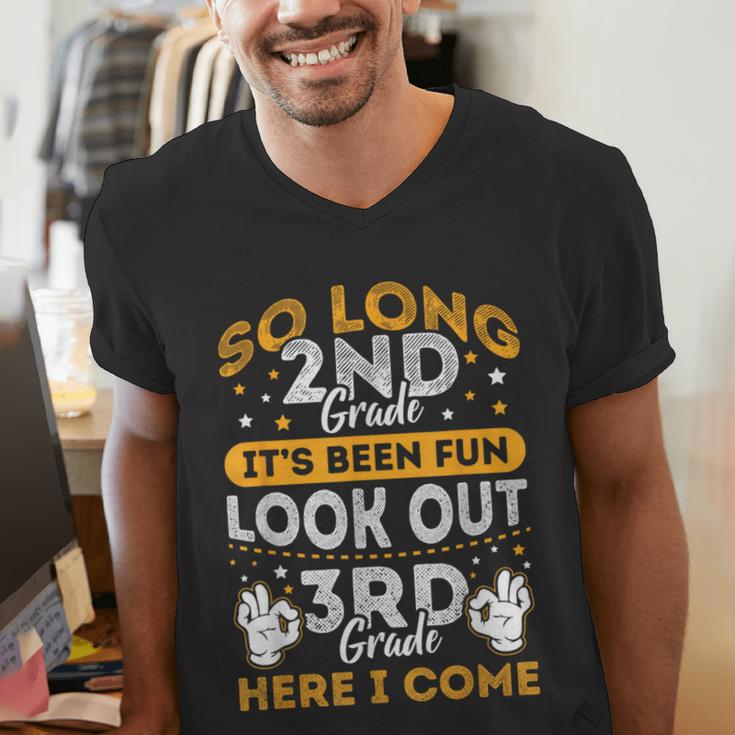 Grade So Long Second Grade It's Been Fun Graduation 2019 Men's V-Neck T-Shirt
