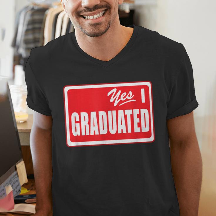 Graduate Class Of 2025 Senior Graduation End Of School Year Men's V-Neck T-Shirt