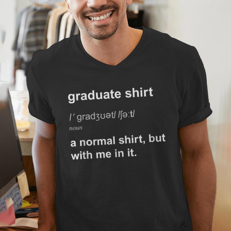 Graduate Graduation Graduated Graduating T-Shirt Men's V-Neck T-Shirt
