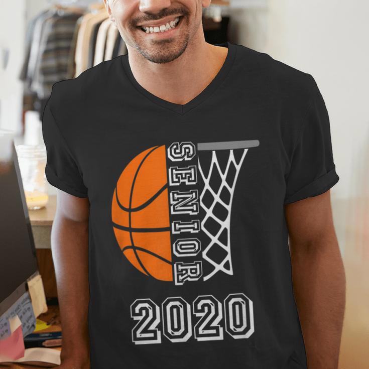Graduate Senior Class 2020 Graduation Basketball Player Men's V-Neck T-Shirt