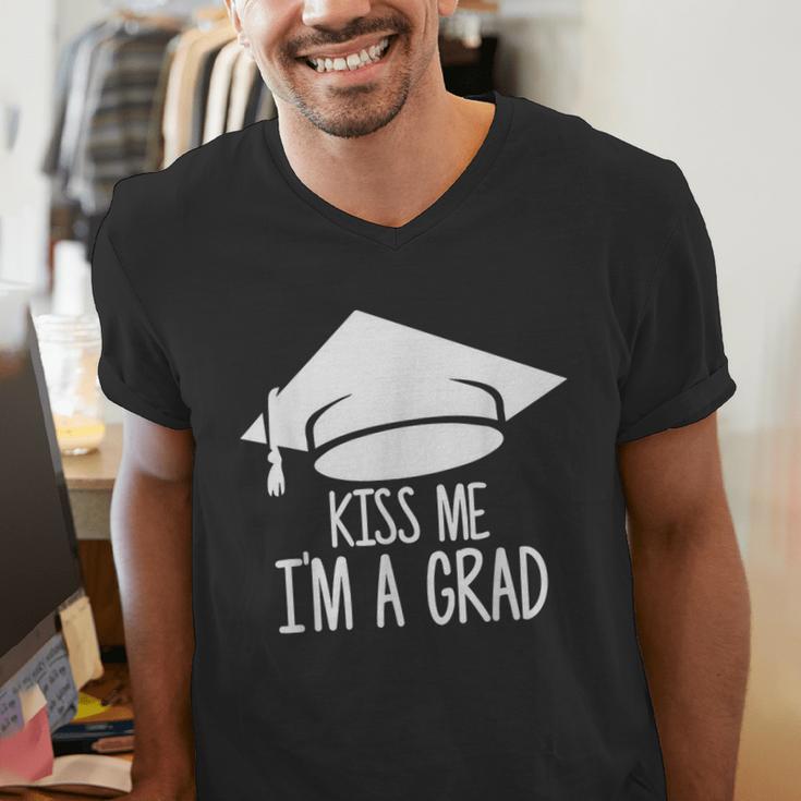 Graduate T-Shirt Grad Tshirt Graduation Tee Men's V-Neck T-Shirt