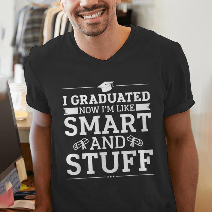 I Graduated College High School Graduation Senior Men's V-Neck T-Shirt