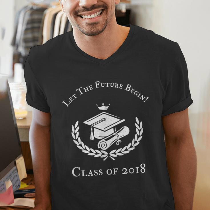 Graduation Her Him 2018 Men Women Girl Boy Kid Men's V-Neck T-Shirt