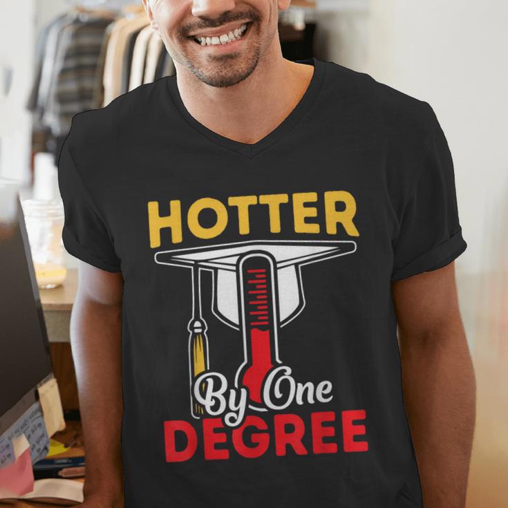 Graduation 2024 Hotter By One Degree Shirt Class Of 24 Men's V-Neck T-Shirt
