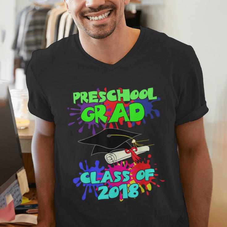 Graduation Class 2018 Cap Gown Shirt Preschool Graduate Men's V-Neck T-Shirt