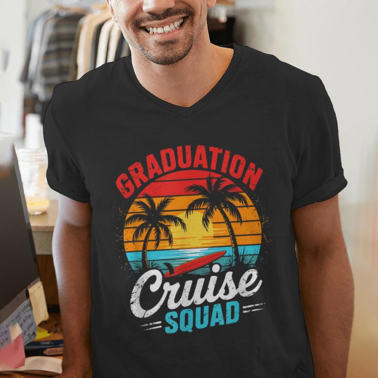 Graduation Cruise Squad 2025 Cruising Graduation Trip Men's V-Neck T-Shirt