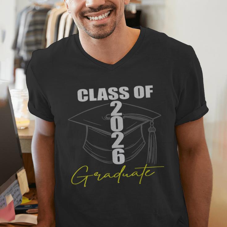 Graduation Decorations 2026 Class Of 2026 Graduate Men's V-Neck T-Shirt