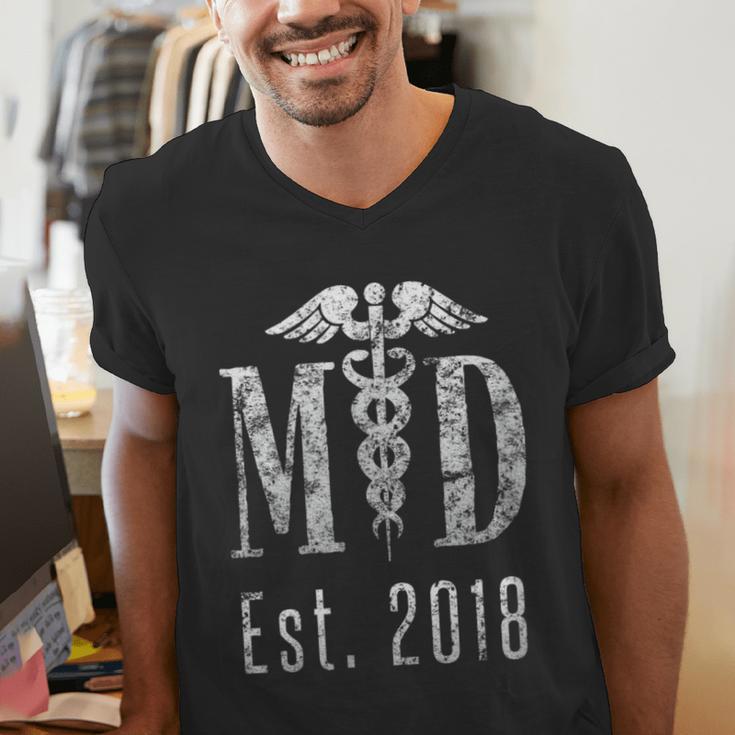 Graduation For Doctors t Shirt Tee Shirt Medical Doctors MD Men's V-Neck T-Shirt