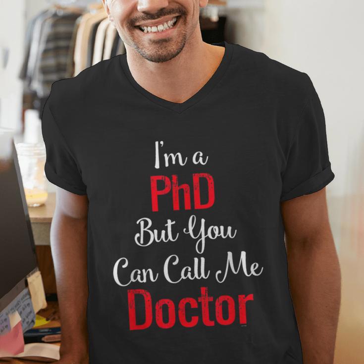 Graduation Gifts For Doctor Him Or Her Tee Shirt Men's V-Neck T-Shirt