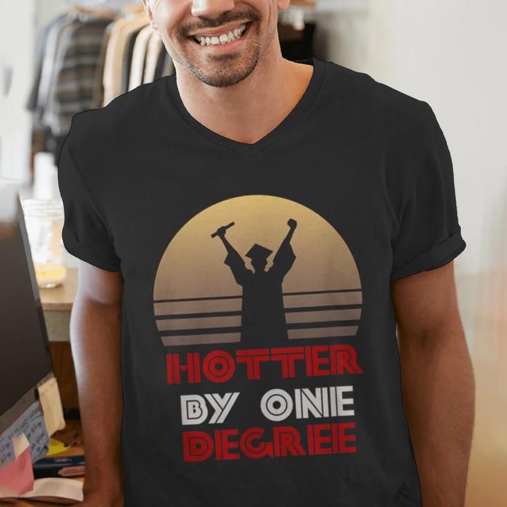 Graduation Hotter By One Degree T-Shirt Men's V-Neck T-Shirt