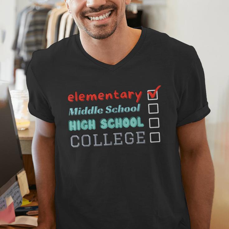 Graduation Promotion Elementary School To Junior High Men's V-Neck T-Shirt