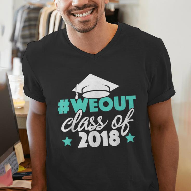 Graduation Shirt We Out Class Of 2018 Graduation Tee Men's V-Neck T-Shirt