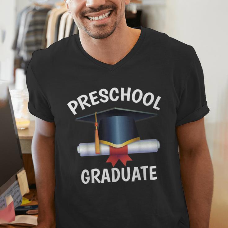 Graduation Shirt Preschool Graduate Tshirt Men's V-Neck T-Shirt