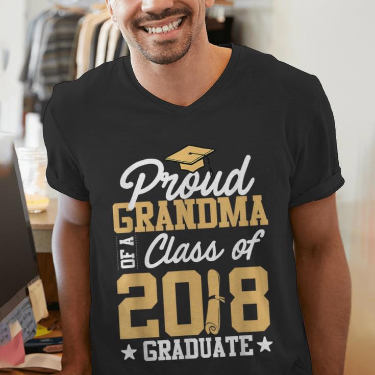Graduation Shirts For Family Graduation 2018 Grandma Shirt Men's V-Neck T-Shirt