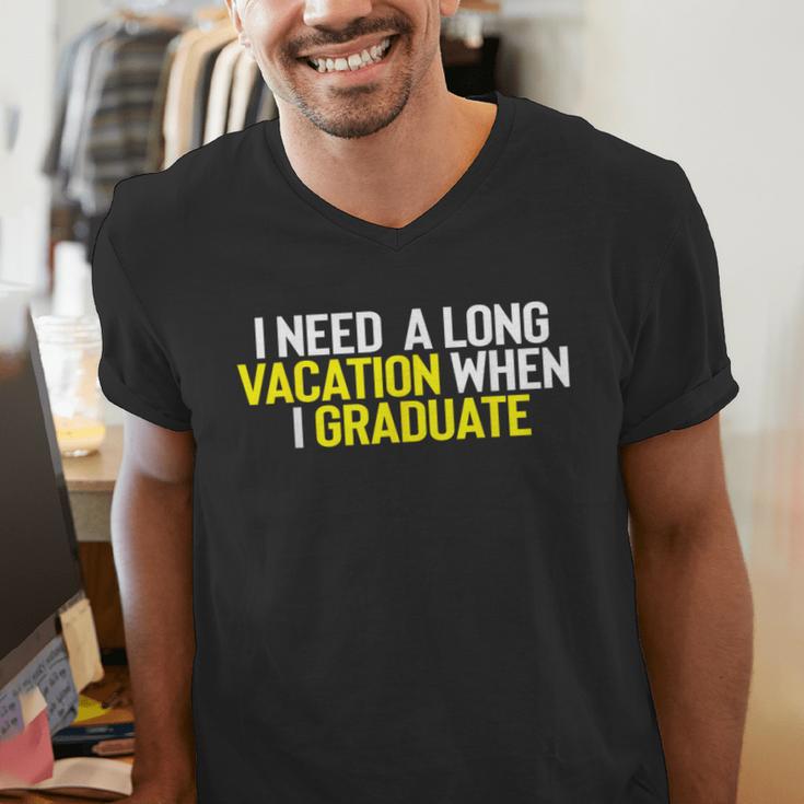 Graduation Student Grad School Class Senior Cute Men's V-Neck T-Shirt