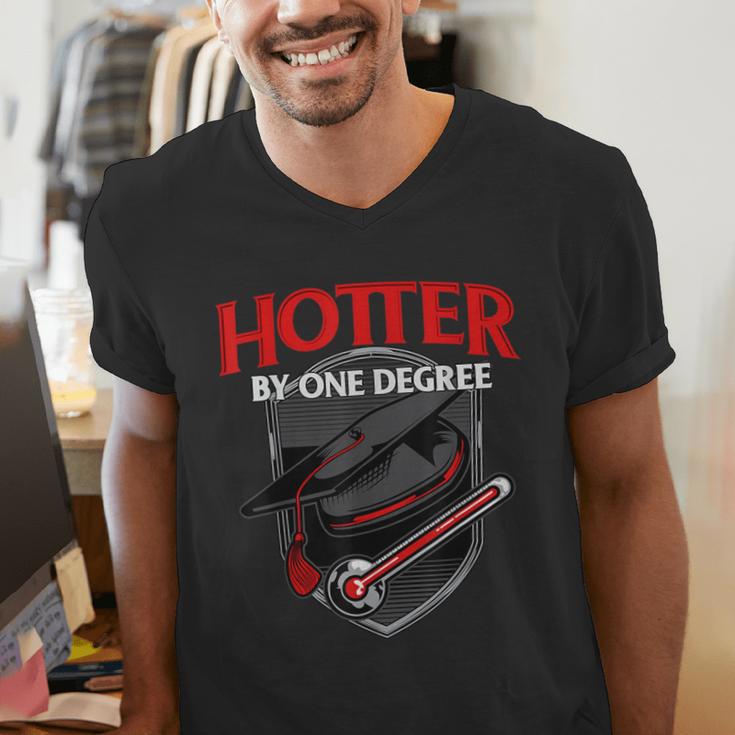 GraduationShirt Hotter By One Degree Men's V-Neck T-Shirt