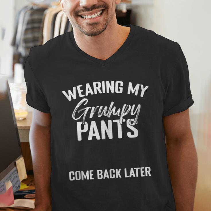 Grumpy Antisocials Sarcastic Quote For Introverts Men's V-Neck T-Shirt Grumpy Antisocials Sarcastic Quote For Introverts Men's V-Neck T-Shirt