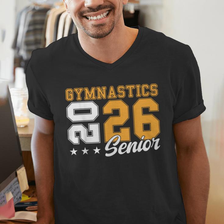 Gymnastics Senior Night Gymnastics Senior 2026 Graduation 17 Men's V-Neck T-Shirt