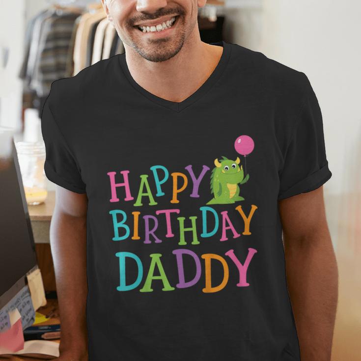 Happy Birthday Daddy Men's V-Neck T-Shirt