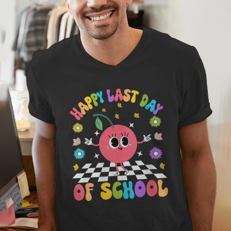 Happy Last Day Of School Student Graduation Men's V-Neck T-Shirt