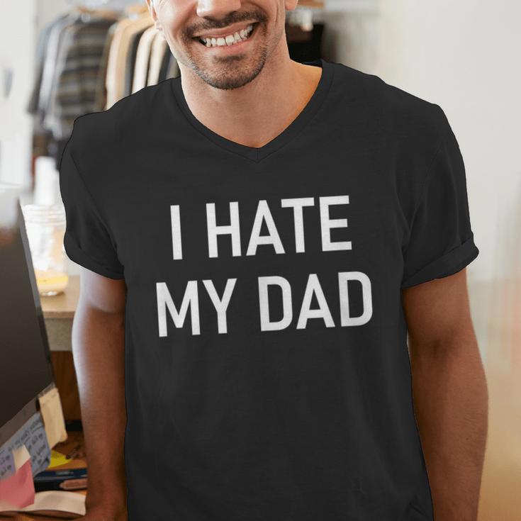 I Hate My Dad Jokes Sarcastic Men's V-Neck T-Shirt