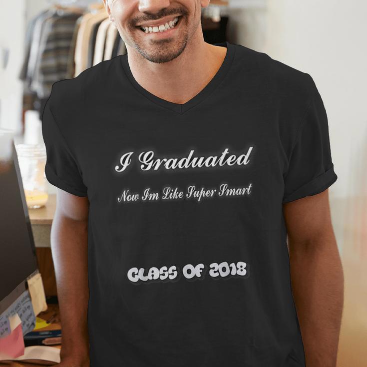 High School College Graduation Senior 2018 Shirt Men's V-Neck T-Shirt