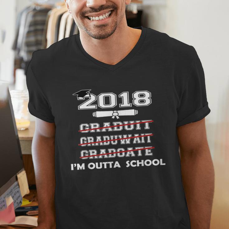 High School GraduationShirt College Graduation Men's V-Neck T-Shirt