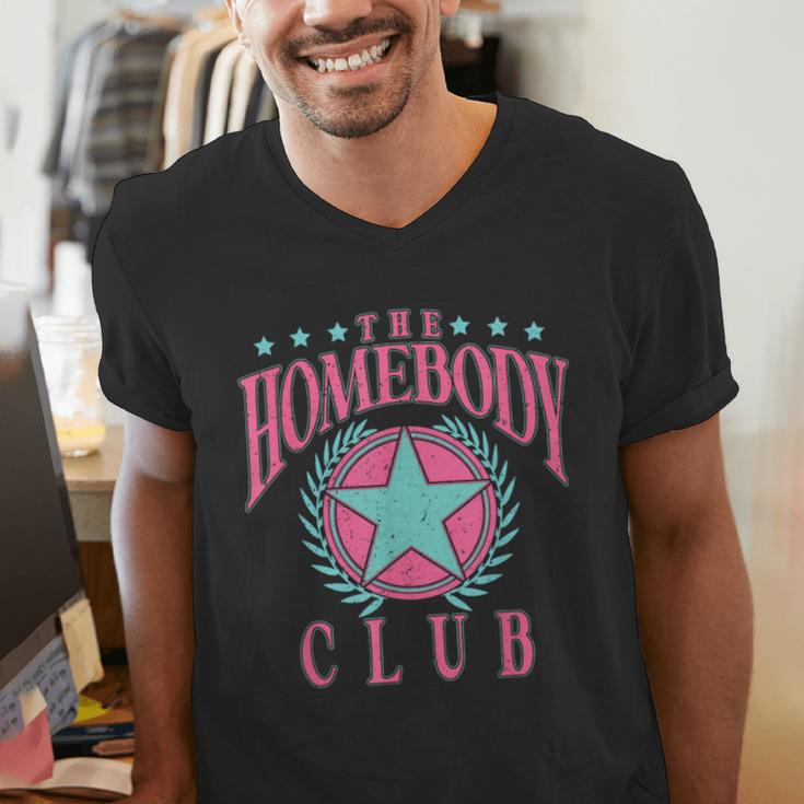 The Homebody Club Antisocial Retro Introvert Men's V-Neck T-Shirt The Homebody Club Antisocial Retro Introvert Men's V-Neck T-Shirt