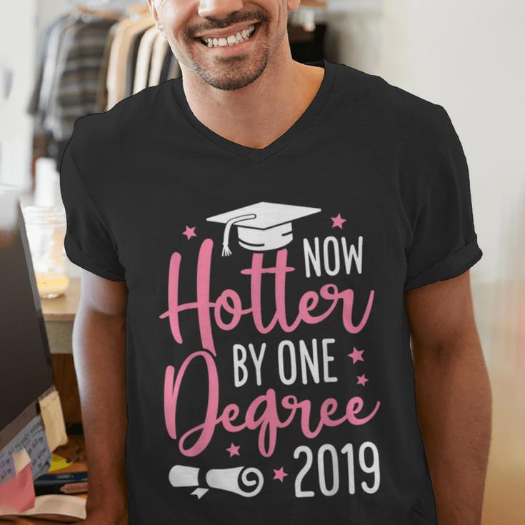 Now Hotter By One Degree 2019Shirt Graduation Men's V-Neck T-Shirt