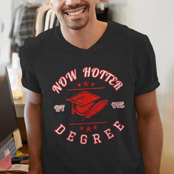 Now Hotter By One Degree Graduation 2018Shirt Men's V-Neck T-Shirt
