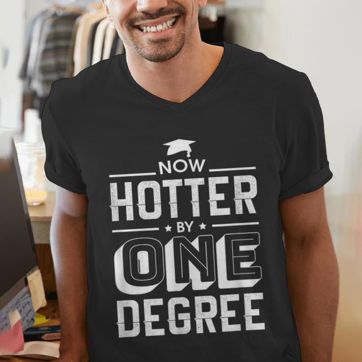 Now Hotter By One Degree Graduation Grade Student Men's V-Neck T-Shirt