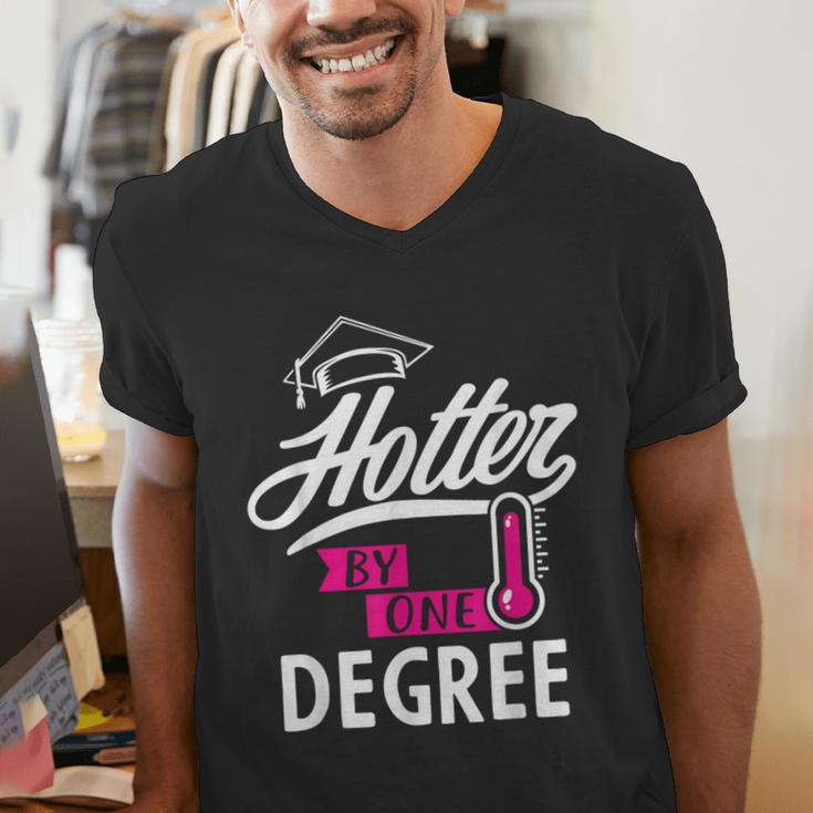 Hotter By One Degree Graduation Men's V-Neck T-Shirt