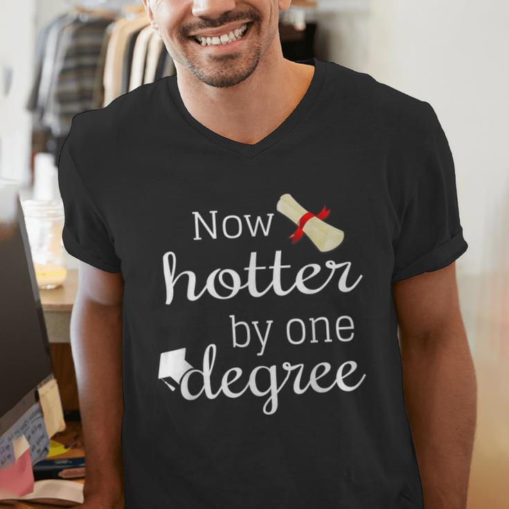 Now Hotter By One DEGREE Graduation Shirt For Her Him 2018 Men's V-Neck T-Shirt
