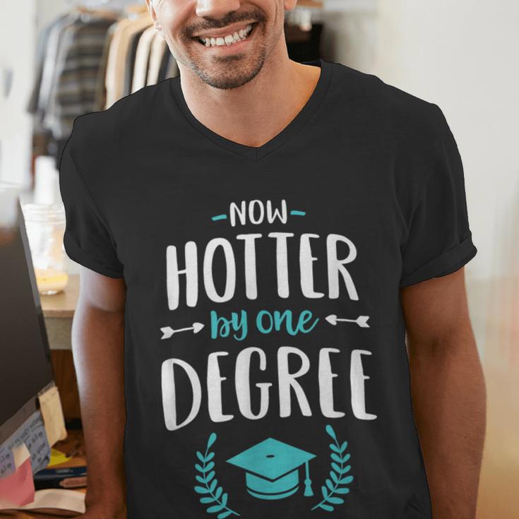 Now Hotter By One Degree Shirt Class Of 2024 Graduation Men's V-Neck T-Shirt