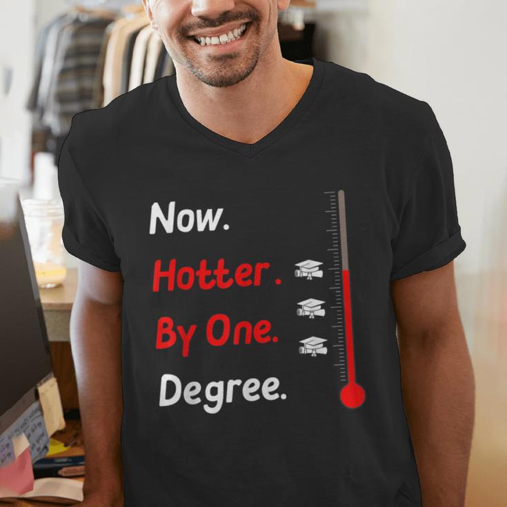 Now Hotter By One Degree Shirt Graduation For Her 2020 Men's V-Neck T-Shirt