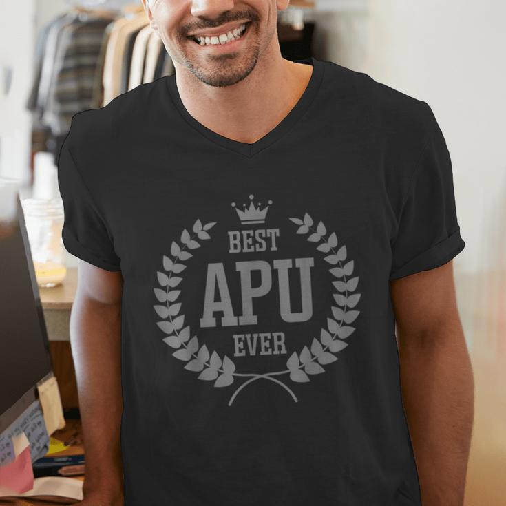 Hungarian Dad Apu Apparel Best Apu Ever Men's V-Neck T-Shirt Hungarian Dad Apu Apparel Best Apu Ever Men's V-Neck T-Shirt