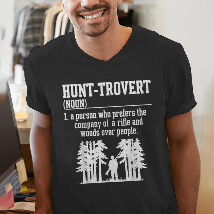 Huntrovert Introvert Hunting Men's V-Neck T-Shirt Huntrovert Introvert Hunting Men's V-Neck T-Shirt